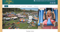 Desktop Screenshot of porthopefair.com